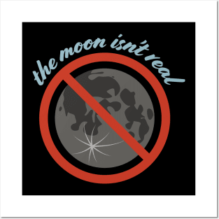 fake moon Posters and Art